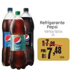 Novo Atacarejo Refrigerante Pepsi Vários tipos oferta