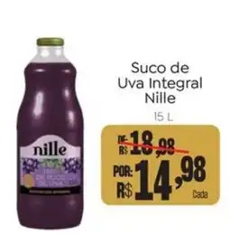 Novo Atacarejo Suco de Uva Integral Nille oferta