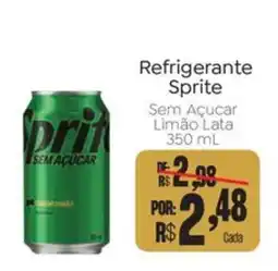 Novo Atacarejo Refrigerante Sprite Sem Açúcar Limão Lata oferta