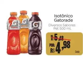 Novo Atacarejo Isotônico Gatorade Diversos Sabores oferta