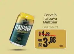 Novo Atacarejo Cerveja Itaipava Malzbier oferta