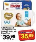 Fort Atacadista Mili - fralda love & care mega ou turma da mónica baby love & care mega oferta