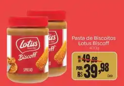 Novo Atacarejo Pasta de Biscoitos Lotus Biscoff oferta