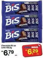 Fort Atacadista Lacta - chocolate bis ao leite oferta
