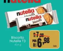 Novo Atacarejo Biscoito nutella t3 oferta