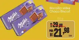 Novo Atacarejo Biscoito Milka Choco Biscuit oferta