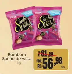 Novo Atacarejo Bombom sonho de valsa oferta
