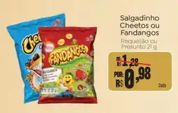 Novo Atacarejo Salgadinho Cheetos ou Fandangos oferta