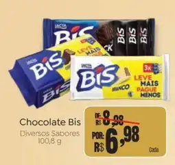 Novo Atacarejo Chocolate Bis Diversos Sabores oferta