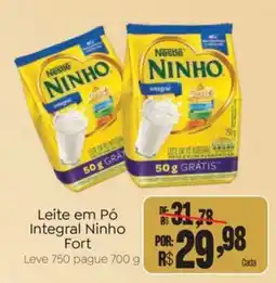Novo Atacarejo Leite em Pó Integral Ninho Fort oferta
