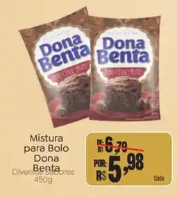 Novo Atacarejo Mistura para Bolo Dona Benta oferta