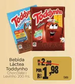Novo Atacarejo Bebida Láctea Toddynho Chocolate | Levinho oferta