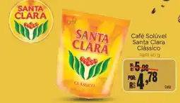 Novo Atacarejo Café Solúvel Santa Clara Clássico oferta