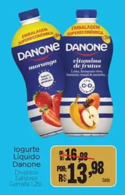 Novo Atacarejo Iogurte líquido danone diversos sabores oferta