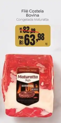 Novo Atacarejo Filé Costela Bovina Congelada Maturatta oferta