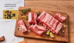 Novo Atacarejo Costela Suína Seara Reserva Congelada oferta