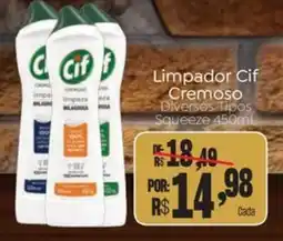 Novo Atacarejo Limpador Cif Cremoso oferta