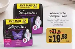 Novo Atacarejo Absorvente Sempre Livre oferta