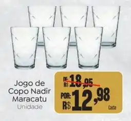 Novo Atacarejo Jogo de Copo Nadir Maracatu oferta