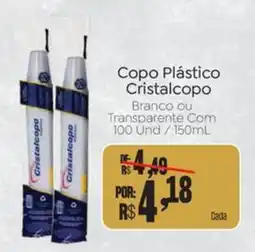 Novo Atacarejo Copo Plástico Cristalcopo oferta
