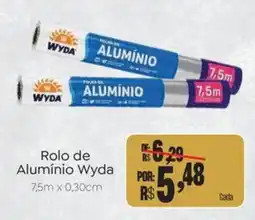 Novo Atacarejo Rolo de Alumínio Wyda oferta