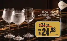Novo Atacarejo Taça Haus Concept Aroma Gin oferta