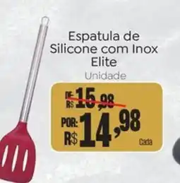 Novo Atacarejo Espatula de Silicone com Inox Elite oferta
