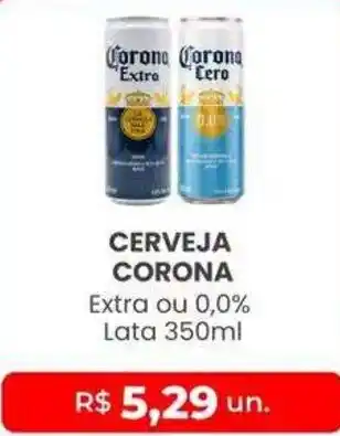 Higa Atacado Cerveja corona extra ou 0,0% oferta