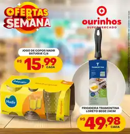 Ourinhos Hipermercado Jogo de copos nadir batuque c/6 oferta