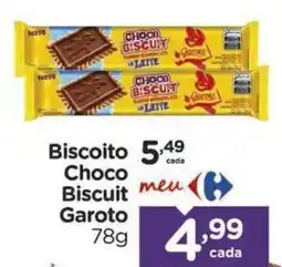 Carrefour Biscoito Choco Biscuit Garoto oferta