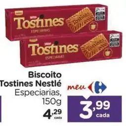 Carrefour Biscoito Tostines Nestlé Especiarias oferta