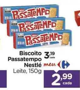 Carrefour Biscoito Passatempo Nestlé Leite oferta