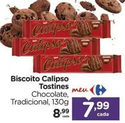 Carrefour Biscoito Calipso Tostines Chocolate, Tradicional oferta