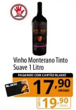 Akki Atacadista Vinho Monterano Tinto Suave oferta