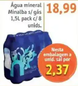Sonda Água mineral Minalba s/ gás oferta
