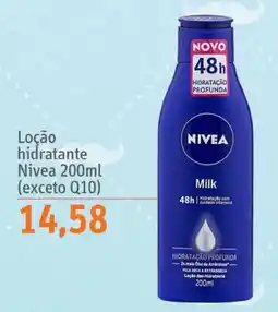 Sonda Loção hidratante nivea milk oferta