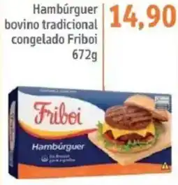 Sonda Hambúrguer bovino tradicional congelado Friboi oferta