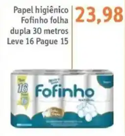 Sonda Papel higiênico Fofinho folha dupla oferta