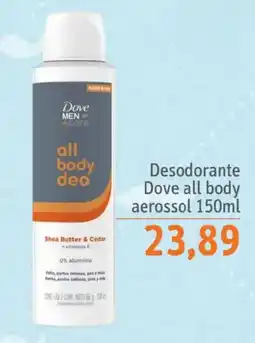 Sonda Desodorante Dove all body oferta