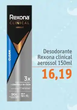 Sonda Desodorante Rexona clinical aerossol oferta