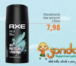 Sonda Desodorante axe aerossol oferta