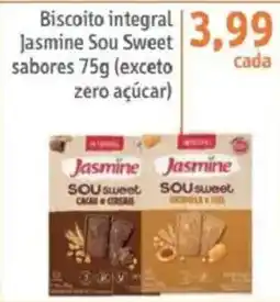 Sonda Biscoito integral jasmine sou sweet sabores oferta