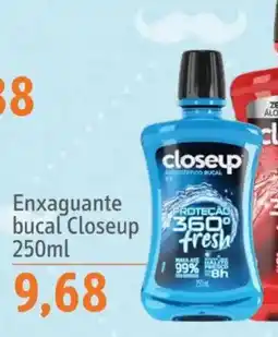 Sonda Enxaguante bucal Closeup oferta
