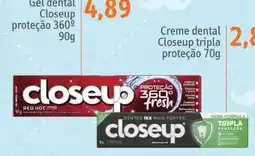 Sonda Creme dental closeup tripla proteção oferta