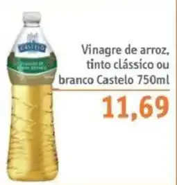 Sonda Vinagre de arroz, tinto clássico ou branco Castelo oferta