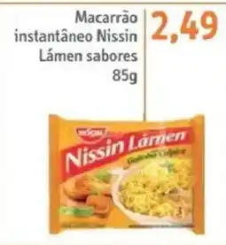 Sonda Macarrão instantâneo Nissin Lámen sabores oferta