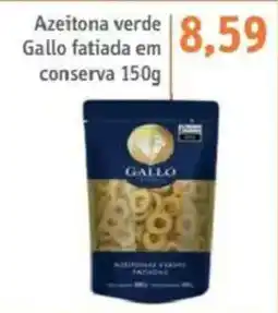 Sonda Azeitona verde Gallo fatiada em conserva oferta