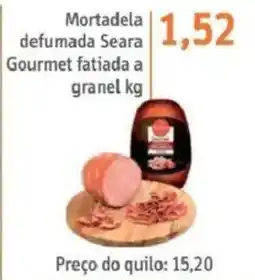 Sonda Mortadela defumada Seara Gourmet fatiada a granel oferta