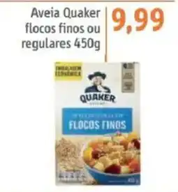 Sonda Aveia Quaker flocos finos ou regulares oferta