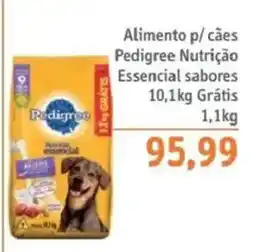 Sonda Alimento p/ cães Pedigree Nutrição Essencial sabores oferta